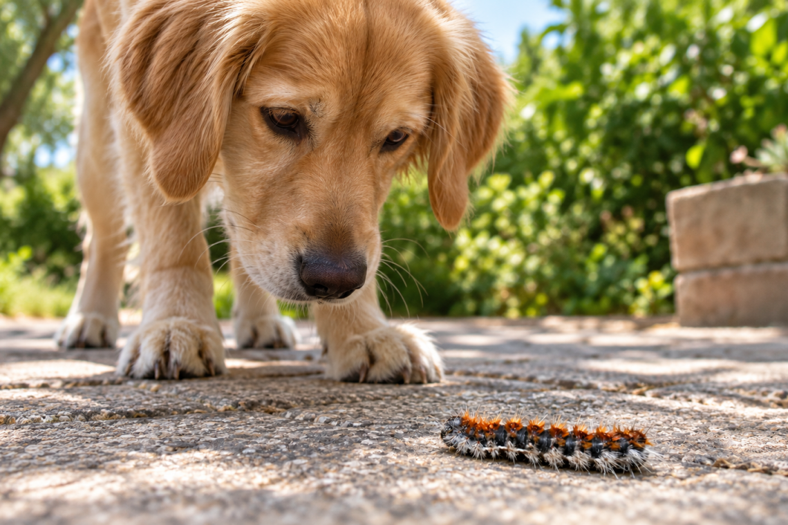 Cos’è la "Processionaria" e che sintomi e lesioni può provocare ad un cane?